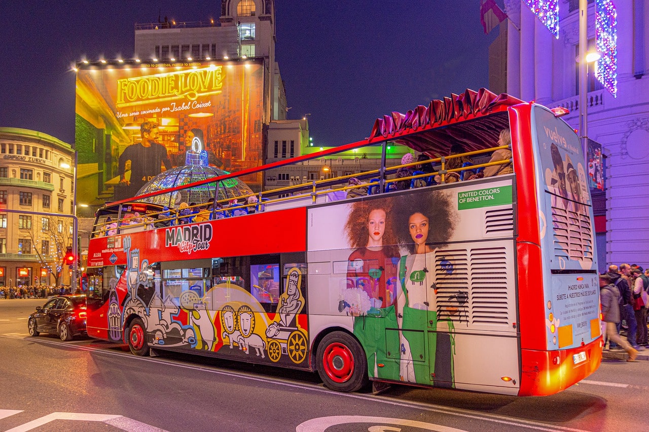 tourist bus madrid city tour