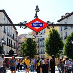 Metrostation Opera in Madrid