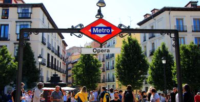 Metrostation Opera in Madrid